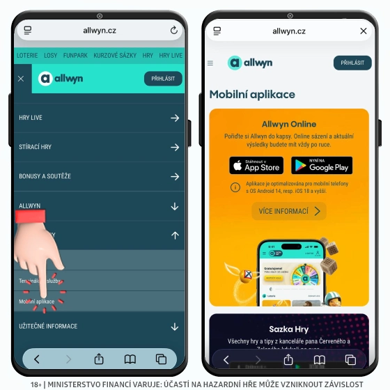 Sazka Hry aplikace ZDE Přehled Allwyn a Sazka Hry aplikací