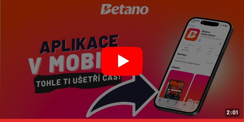 Betano mobilní aplikace video