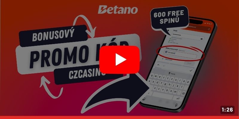 Betano promo kód video