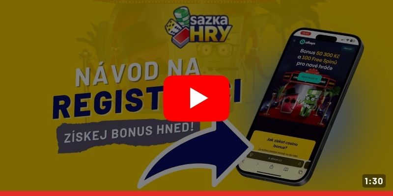 Sazka Hry videonávod na registraci ZDE Sazka Hry - video návod na registraci