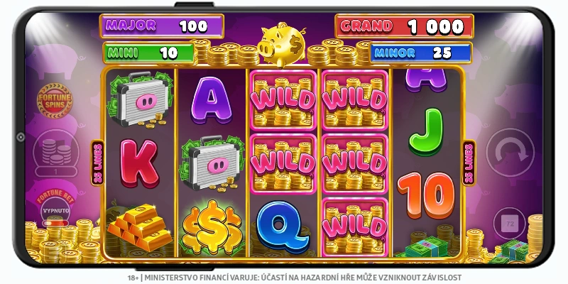 Fortuna casino hry - Roztočte exkluzivní automaty, které jinde nenajdete! 4 Prize Piggy automat