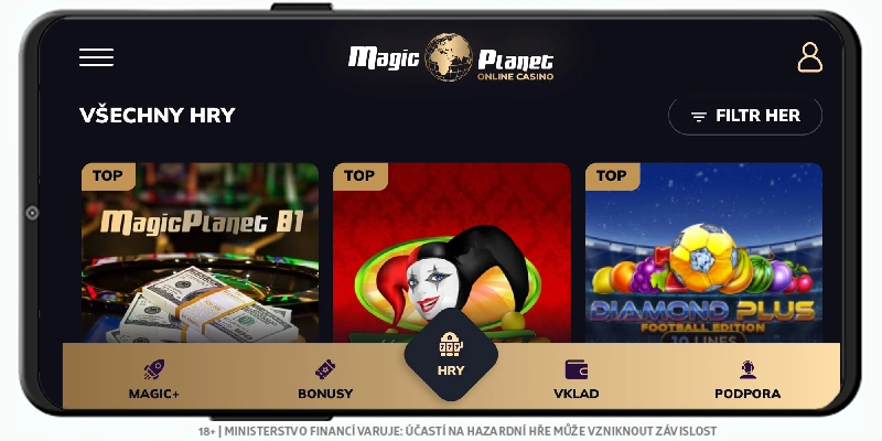 Hry v Magic Planet online Magic Planet hry