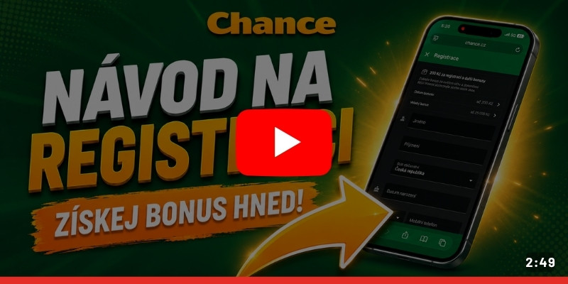 Návod na registraci Chance