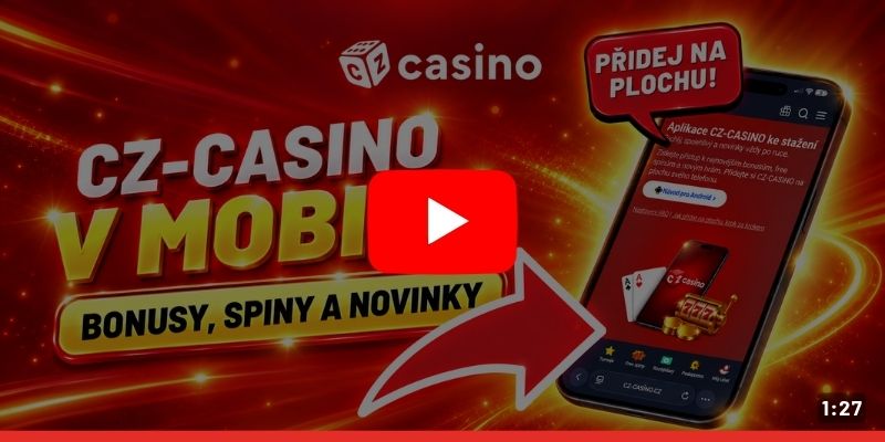 CZ-casino aplikace youtube video