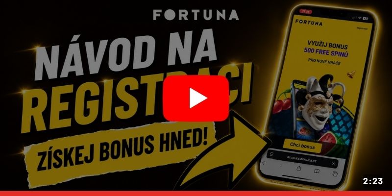 Fortuna návod na registraci video 