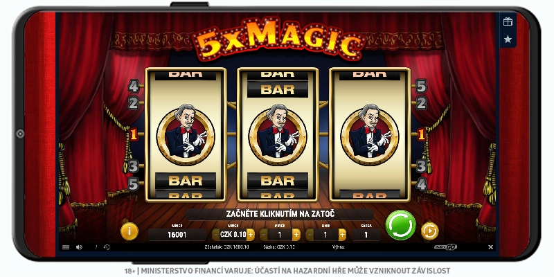 5x Magic výherní automat