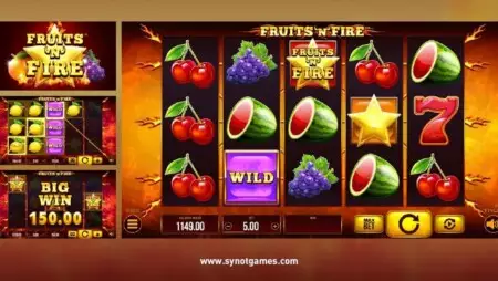 Synot TIP casino představuje tituly Fruit Awards a Fruits’N’Fire