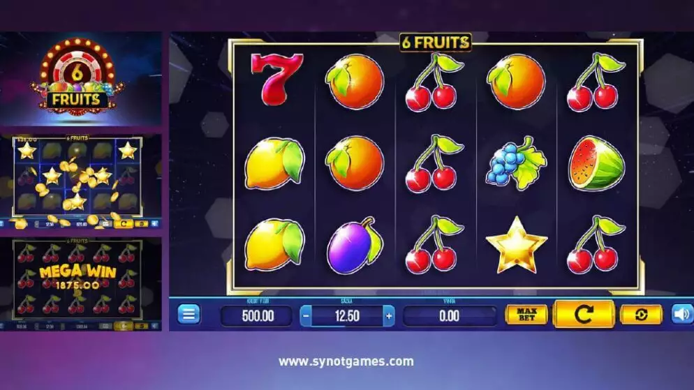 Synot TIP casino představuje hry Flip the Chip a 6 Fruits