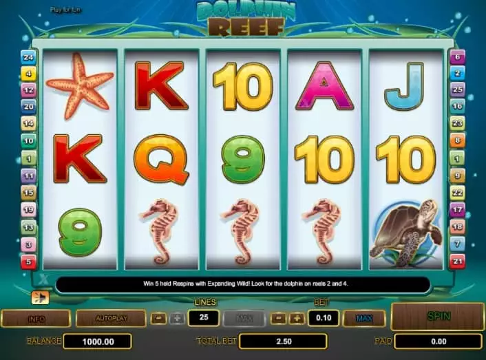 dolphin reef - cz-casino.cz - automat