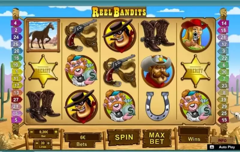 sazka casino - reel bandits - online hry
