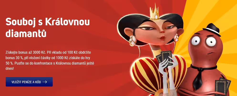 Zahrejte si s Královnou v Sazce kasínu a berte bonus