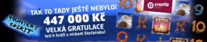 Nejvyšší výhra 477.000 Kč padla v SYNOTU!