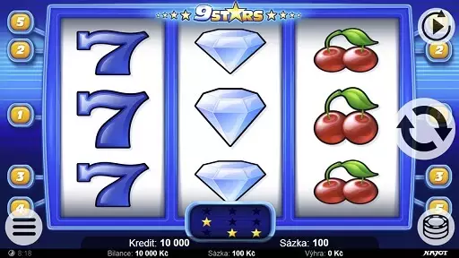 synot tip kasíno - 9 stars - nové hry - bonusy
