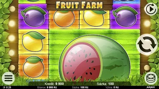 synot tip kasíno - fruit farm - nové hry - bonusy