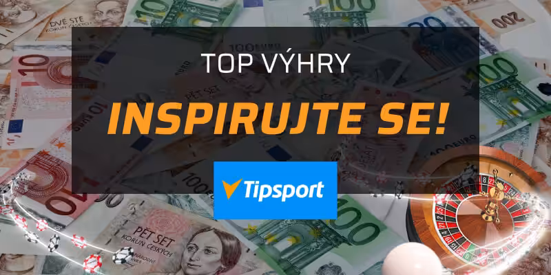 Porovnejte nejvyšší výhry v Tipsport casinu
