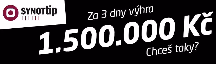 V SYNOT TIPu padla nejvyšší výhra v historii 1,5 miliónu!